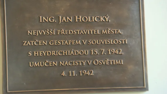 Pamětní deska Jana Holického