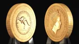 Rekordní zlatá mince váží jednu tunu