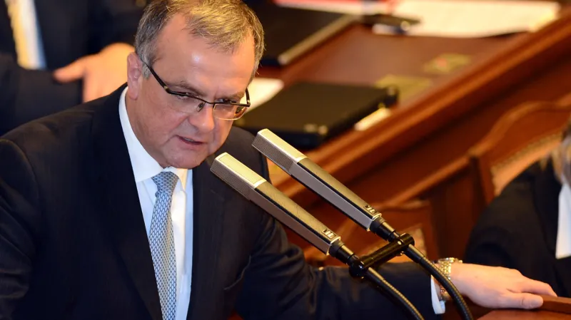 Šéf poslanců TOP 09 Miroslav Kalousek