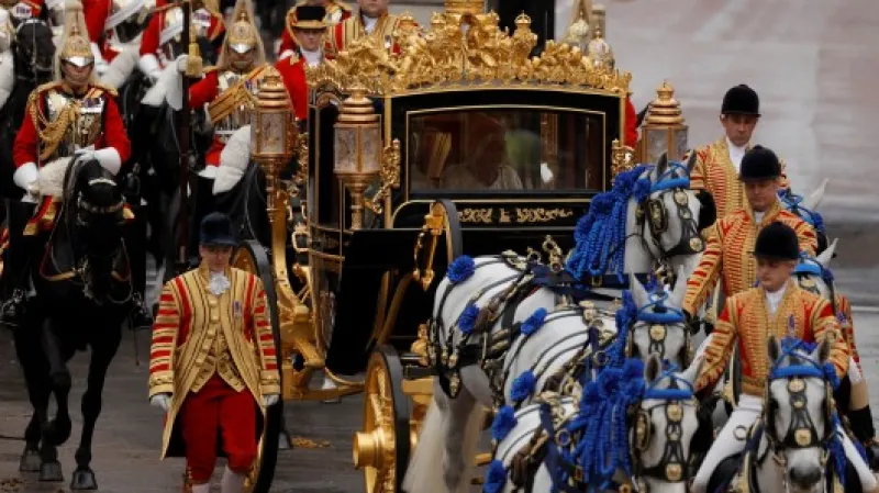 Jízda slavnostního průvodu,  Autor: Piroschka van de Wouw,  Zdroj: Reuters