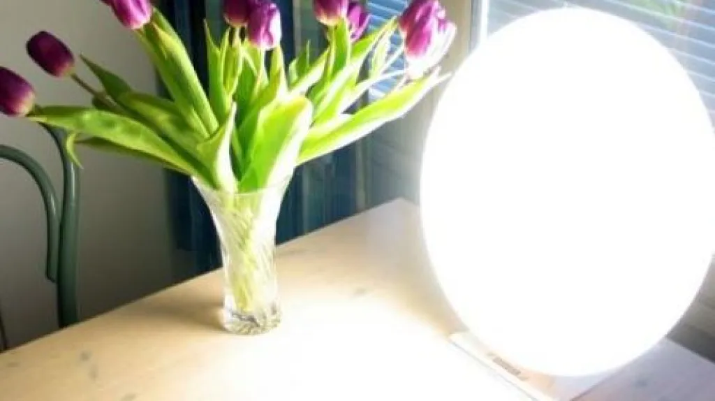 Lampa užívaná ve světelné terapii
