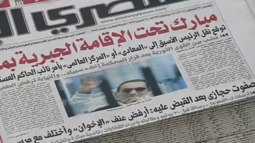 Egyptský tisk o propuštění Mubaraka z vazby