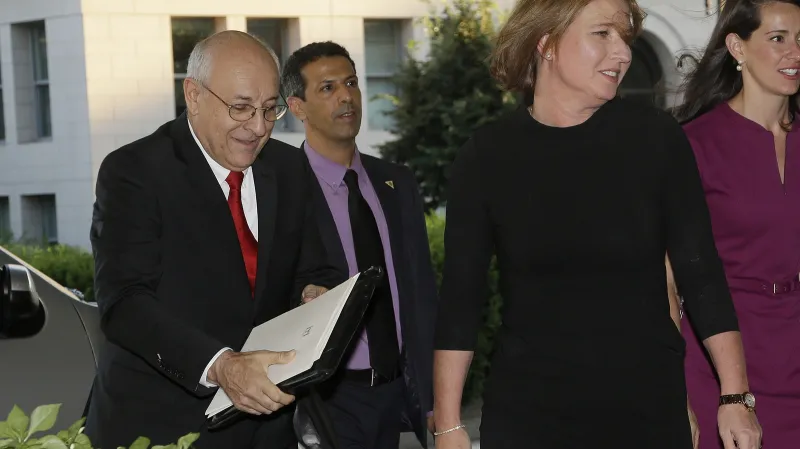 Izraelská delegace na jednáních ve Washingtonu