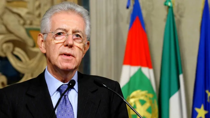Předseda italské vlády Mario Monti