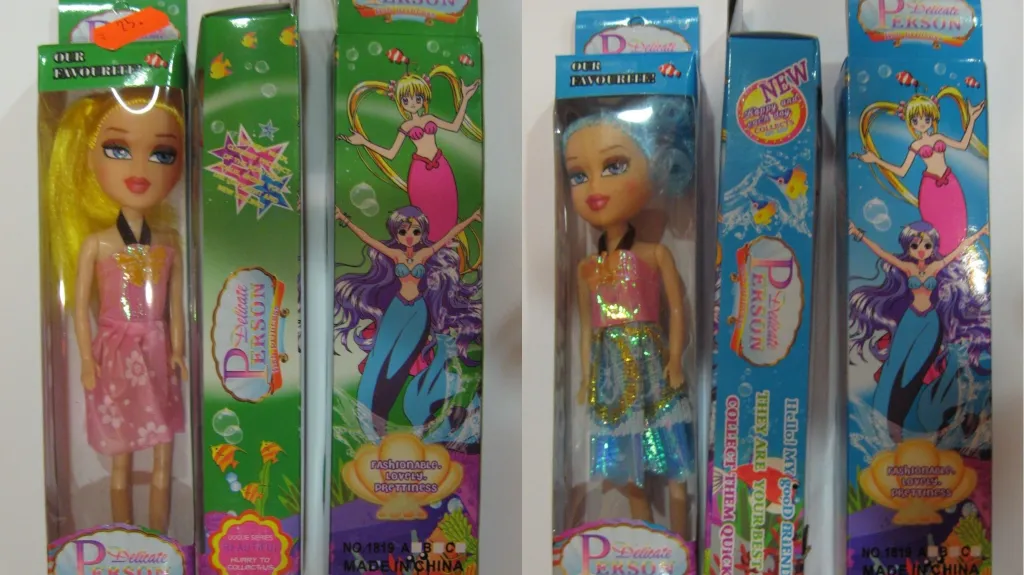 Panenka v krabičce "Delicate PERSON fish Princess"