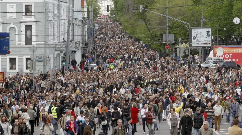 "Lidová promenáda" v Moskvě