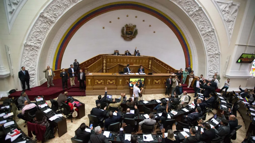 Venezuelský parlament v Caracasu