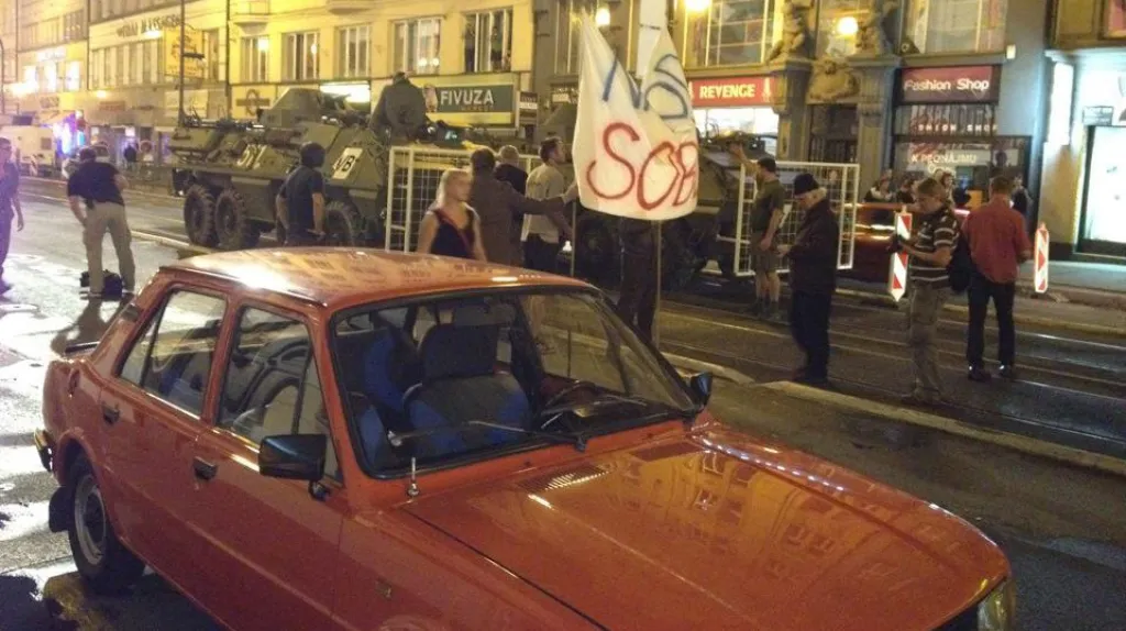 Natáčení 17. listopadu 1989 pro Vyprávěj IV