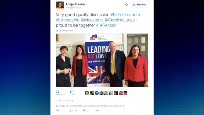 Brexit na Twitteru