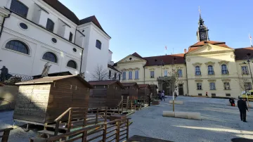 Zrekonstruované Dominikánské náměstí v Brně