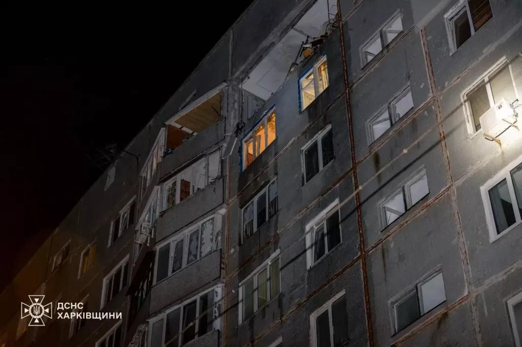 Následky ruských úderů v Charkově