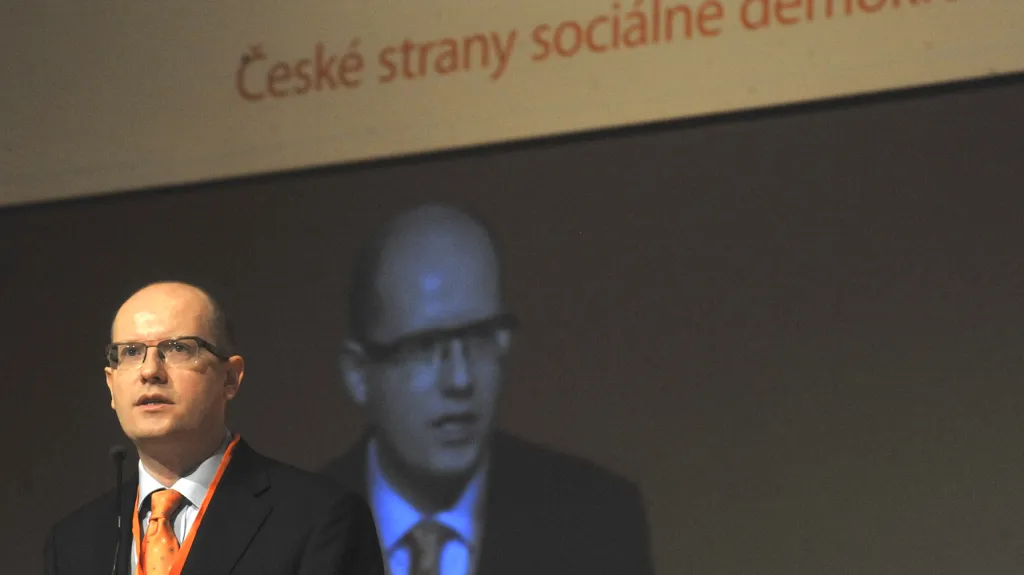 Bohuslav Sobotka na sjezdu ČSSD