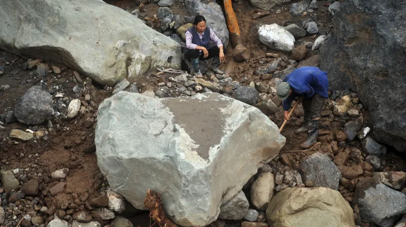 Sesuv půdy u Ning-Nanu