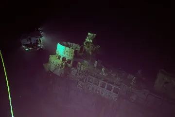 Video ukázalo vrak letadlové lodi z bitvy o Midway
