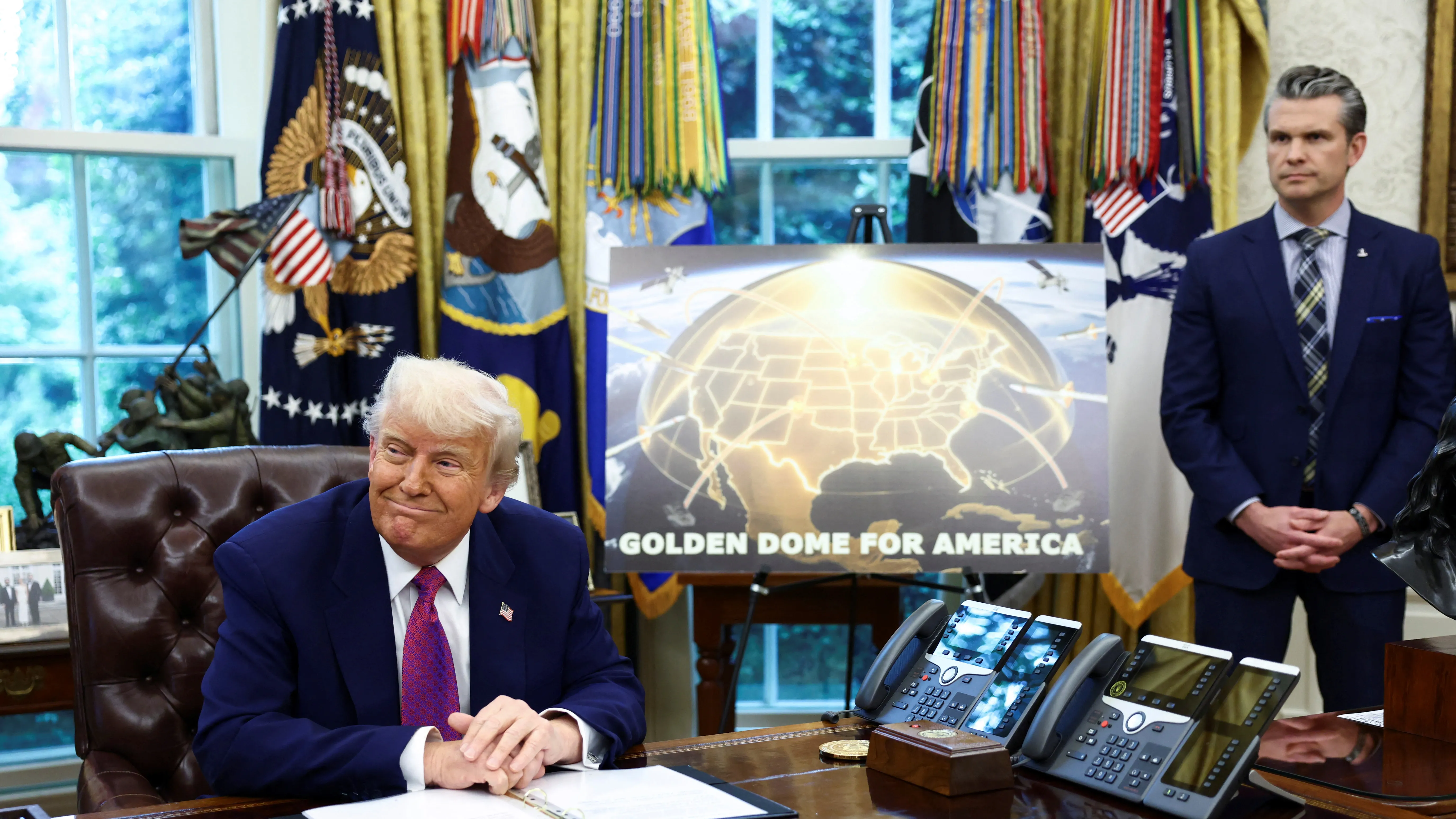 Trump chce vybudovat vesmírný štít Golden Dome za 175 miliard dolarů