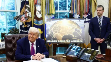 Donald Trump oznamuje projekt Golden Dome