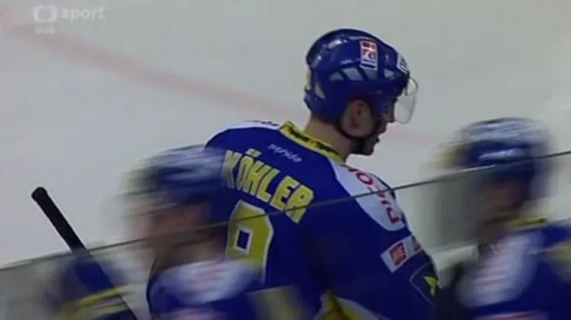 Gól v utkání Kometa Brno - Zlín: Köhler - 0:4 (41. min.)