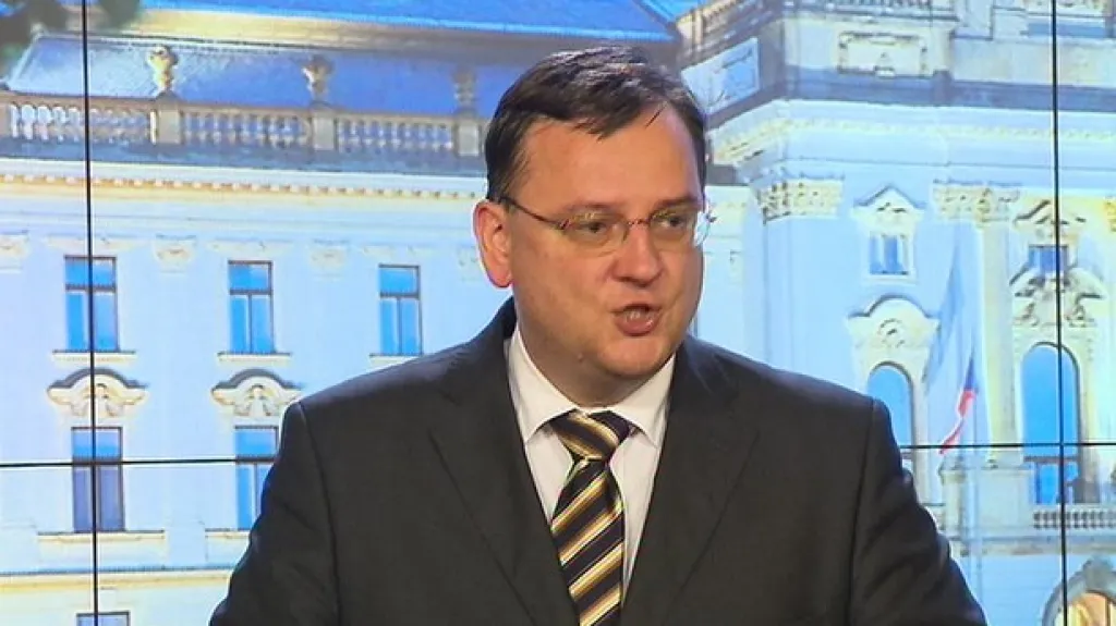 Premiér Petr Nečas