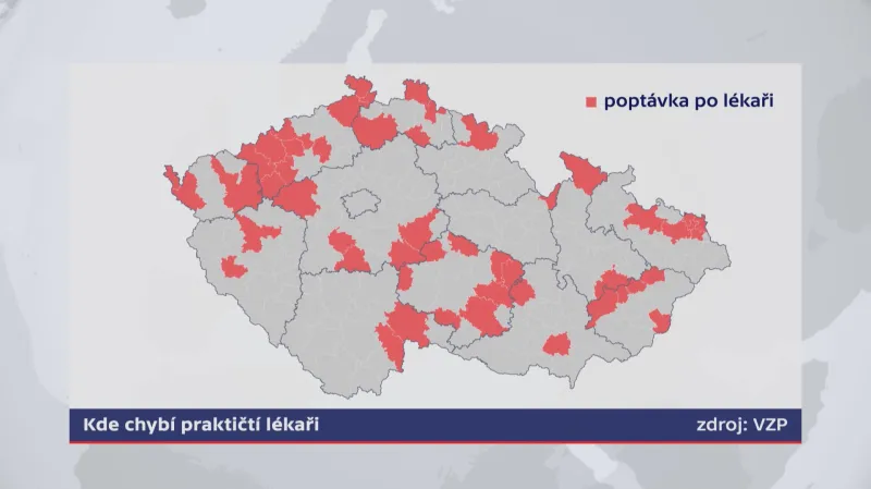Kde chybí praktičtí lékaři