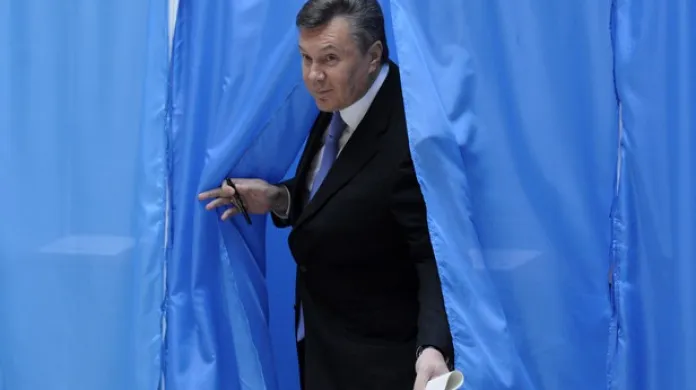 Viktor Janukovyč u voleb
