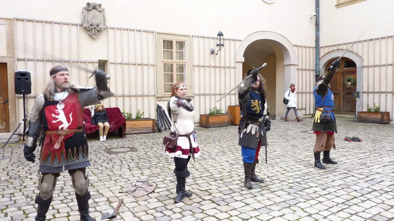 Ze zámku v Mníšku pod Brdy