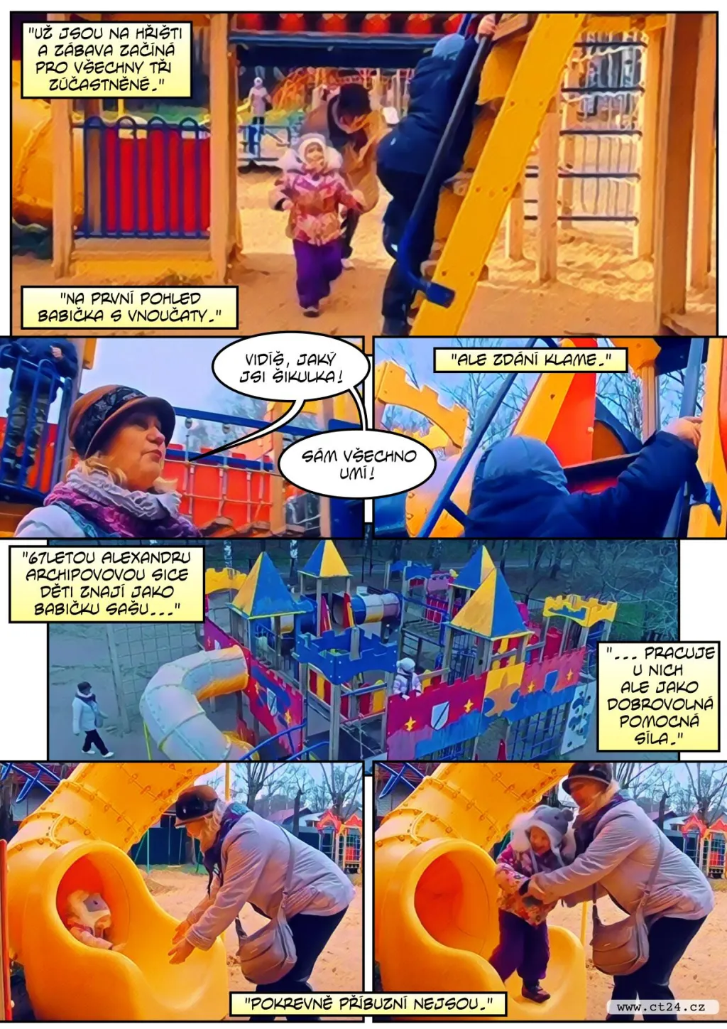 V ruském Vladimiru se o děti starají náhradní babičky. Pomoc využívají hlavně samoživitelky