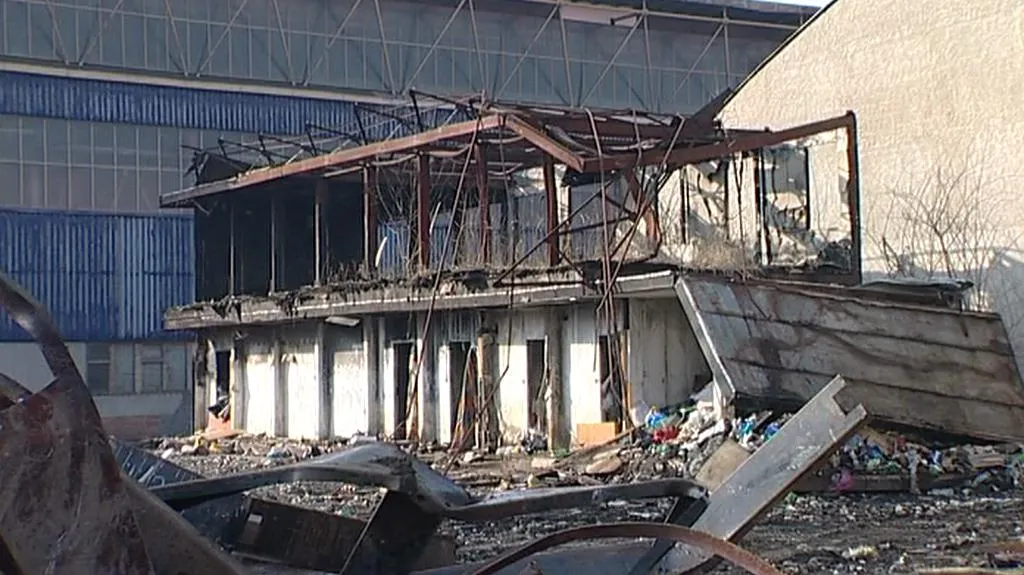 Bourání squatu v Olomouci