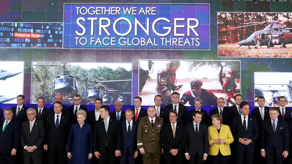 Lídři zemí EU potvrdili posílení spolupráce v obraně
