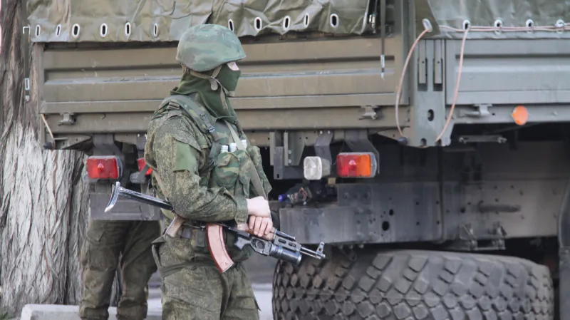 Neoznačení ozbrojenci na Krymu