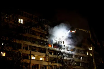 Kyjev čelil rozsáhlému ruskému útoku