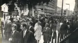 Protest proti invazi v Londýně v roce 1968
