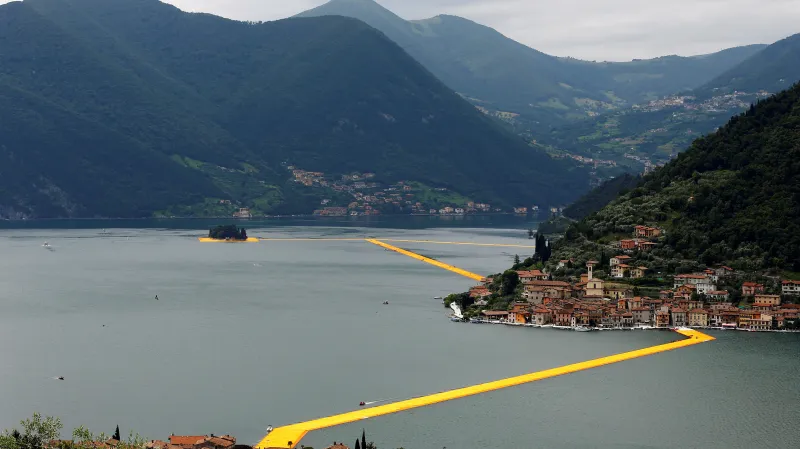 Chůze po italském jezeře