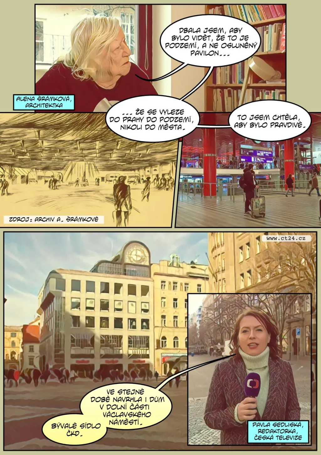 Výstava k výročí narození architektky Aleny Šrámkové