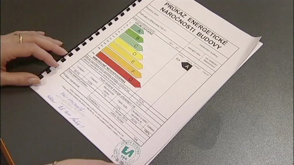 Průkaz energetické náročnosti budovy