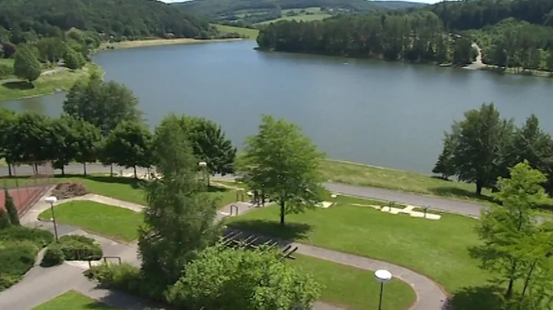 Vyčištěná Luhačovická přehrada