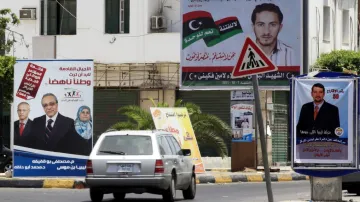 Předvolební kampaň v Libyii