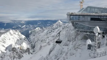 Nová lanovka na horu Zugspitze