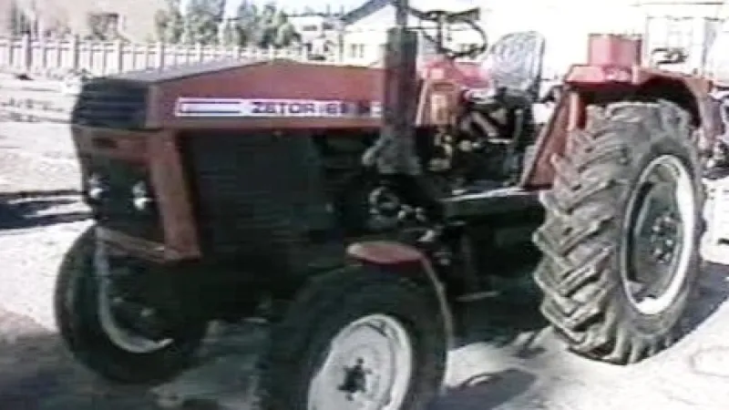 Traktor Zetor v Iráku