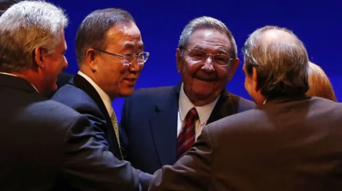 Generální tajemník OSN přijel poprvé ve funkci na Kubu