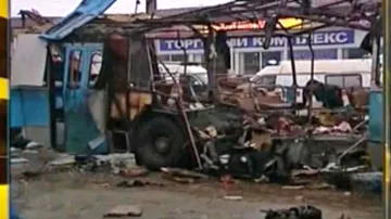 Výbuch trolejbusu ve Volgogradě