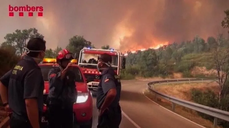 Požáry ve Španělsku