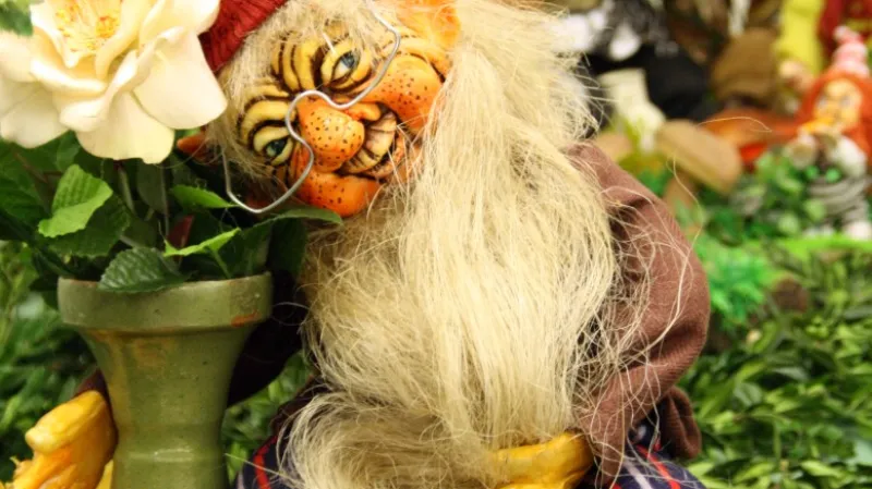 Z výstavy Vítězslavy Klimtové na Chvalském zámku