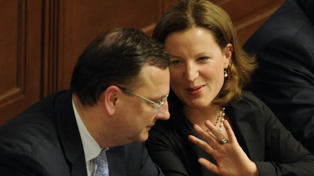 Petr Nečas a Karolína Peake