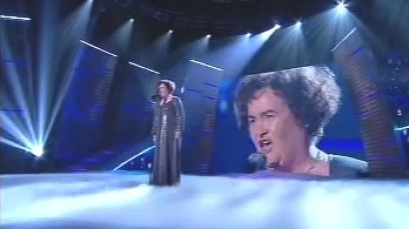 Britská zpěvačka Susan Boyleová ve finále soutěže Britain\'s Got Talent