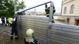 Stavba protipovodňových opatření na Kampě v Praze