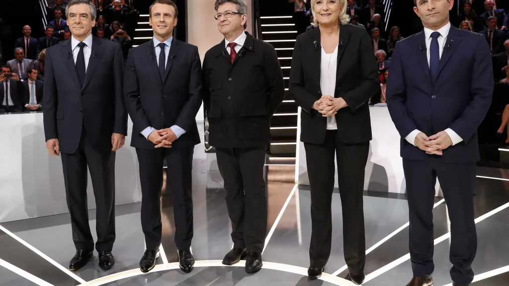 Kandidáti na francouzský prezidentský úřad před první debatou