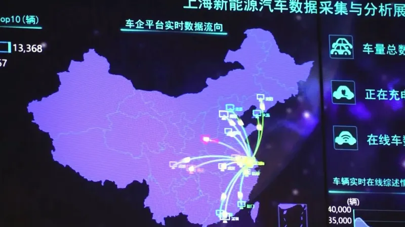 Šanghajské veřejné centrum pro sběr informací o elektromobilech