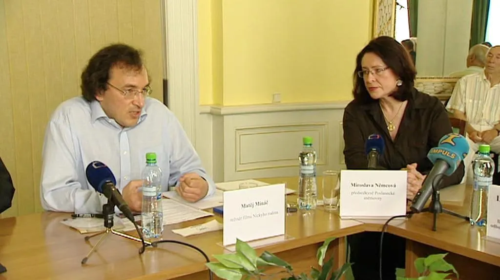 Matej Mináč a Miroslava Němcová