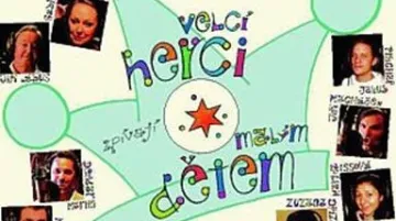 Velcí herci malým dětem / přebal knihy