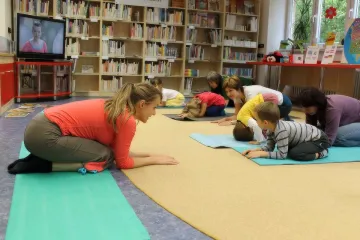Jogínci se představili dětem v knihovně